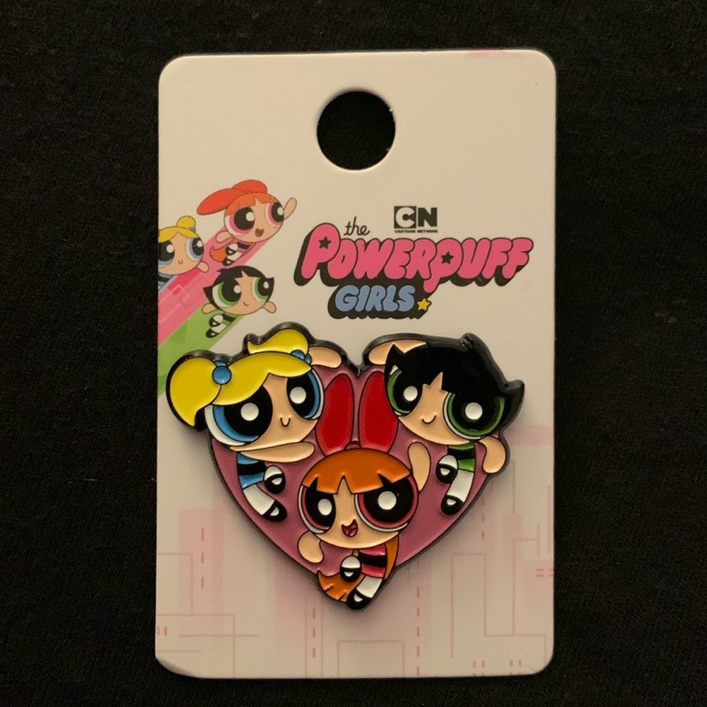 Powerpuff Girls Cartoon Network lapel pin NWT